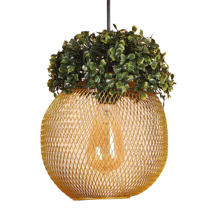 Golden Glass Iron Hanging Lights - Ouch Cart