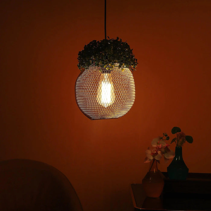 Golden Glass Iron Hanging Lights - Ouch Cart