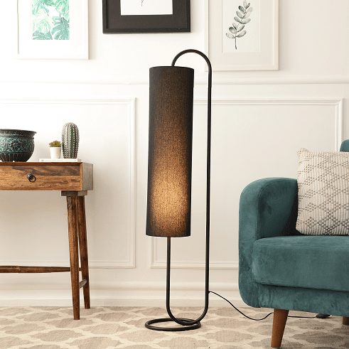 Graceful Full Black Curve Plant Stand - Ouch Cart
