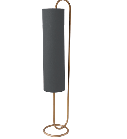 Graceful Grey & GoldCurve Plant Stand - Ouch Cart