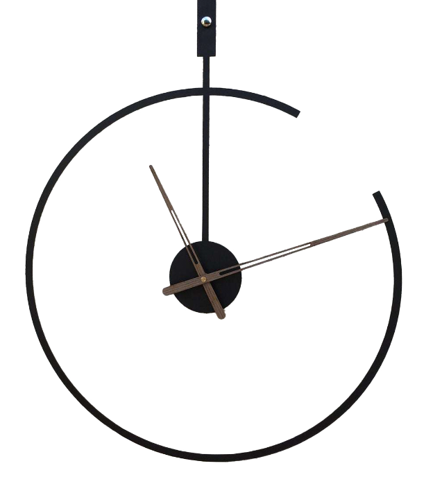 Half Ring Clock N.R.HOMESDECOR