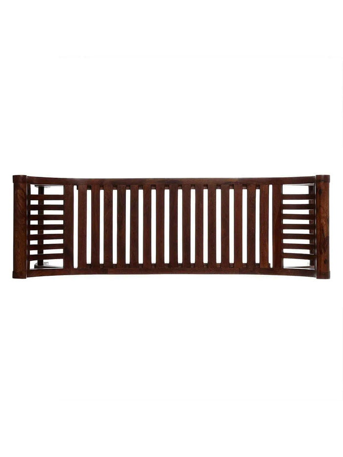 Handicrafts Sheesham Wood Rest Chair/Lounge/Backless Couch - Ouch Cart