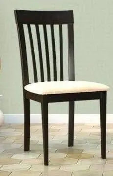Handicrafts Standard Wooden Easy to Comfort Upholstery Seating Chair Set of 2 PCs in Walnut Finishing - Ouch Cart