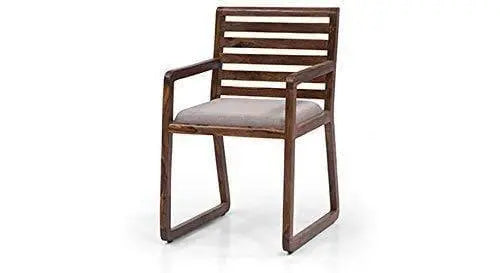Handmade Modern Look Study to Comfort Arm Chair Set of 2 PCs Made in Pure Sheesham Wood - Ouch Cart