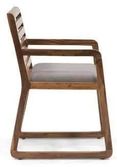 Handmade Modern Look Study to Comfort Arm Chair Set of 2 PCs Made in Pure Sheesham Wood - Ouch Cart