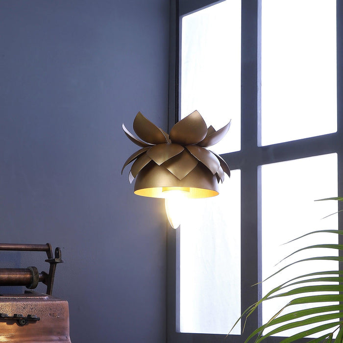 Hang Gold Metal Hanging Light by SS Lightings - Ouch Cart