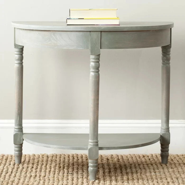Hannah  Solid Wood Top Console Table Ouch Cart
