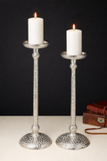 Harrington set of 2 candle holders M.M.I. OVERSEAS