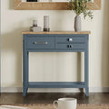 Helix Solid Wood Console Table Ouch Cart