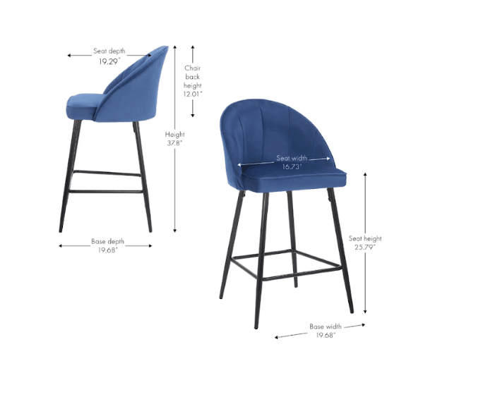 HINDMEN COUNTER STOOL - Ouch Cart