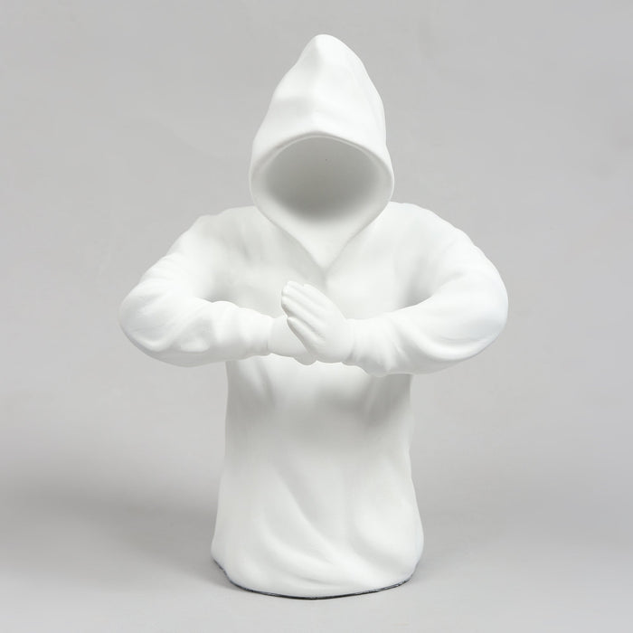 Hooded Warrior in White M.M.I. OVERSEAS