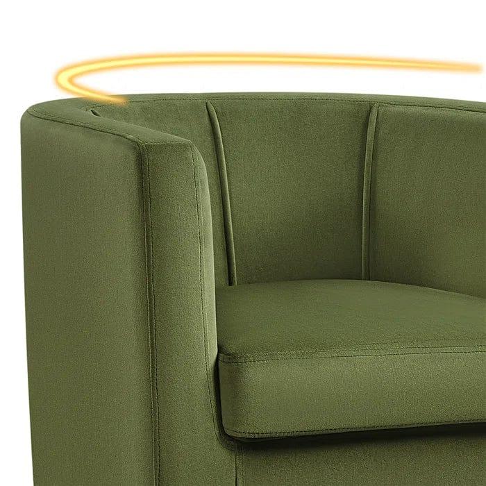 Hucks Upholstered Armchair - Ouch Cart