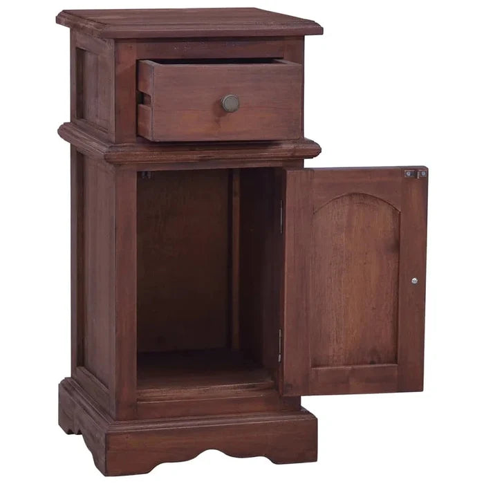 Hudson Solid Wood Bedside Table Ouch Cart