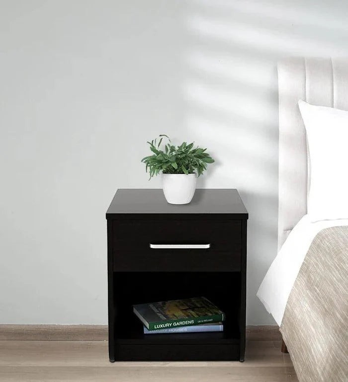 Imperial Night Stand in Natural Wenge Finish - Ouch Cart
