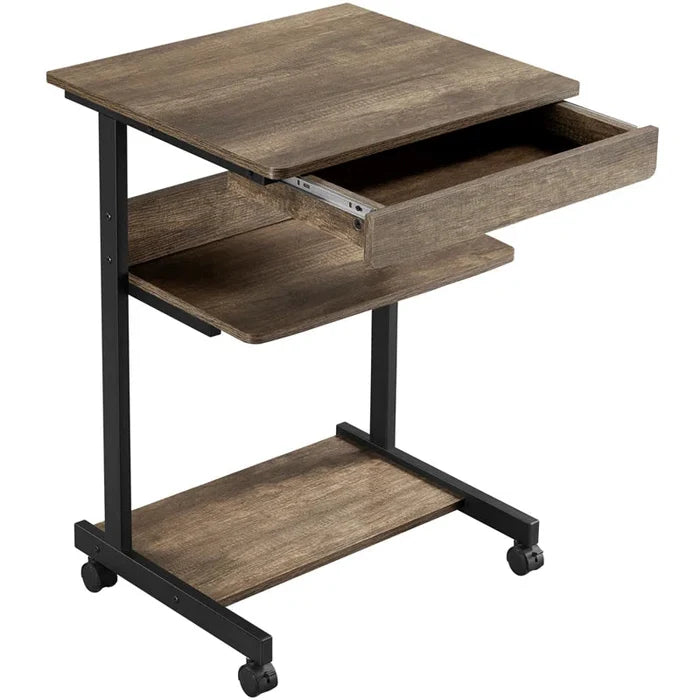 "Industrial Elegance: The Metal Base Writing Desk" ouch cart