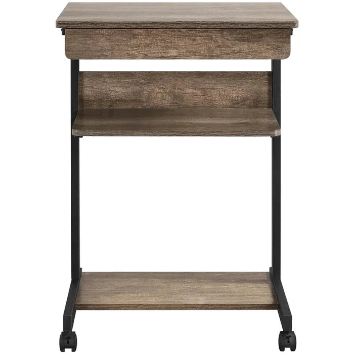 "Industrial Elegance: The Metal Base Writing Desk" ouch cart