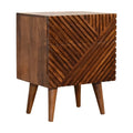 Iris Solid Wood Bedside Table Ouch Cart