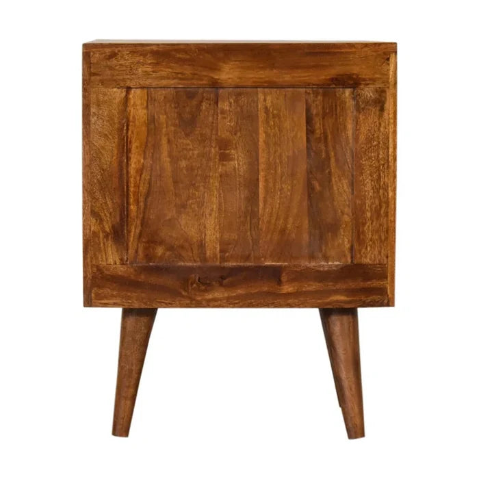 Iris Solid Wood Bedside Table Ouch Cart