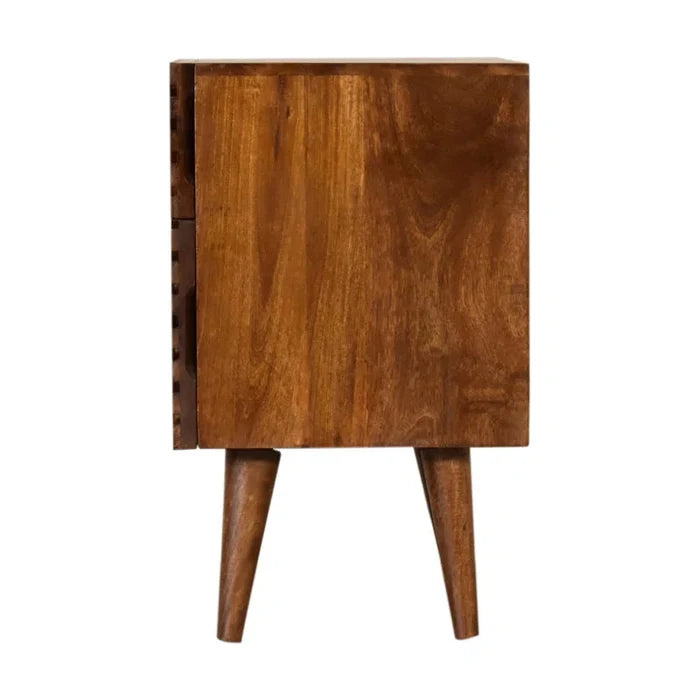 Iris Solid Wood Bedside Table Ouch Cart
