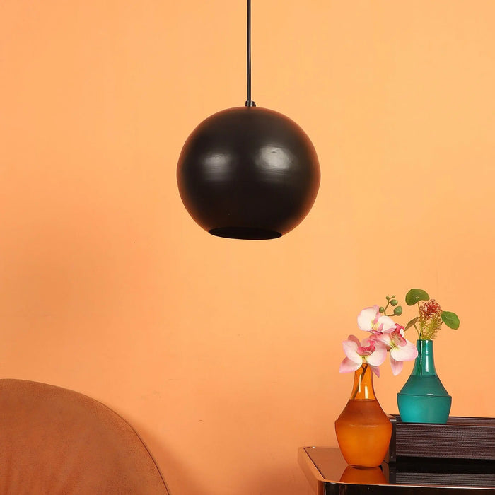 Iron Hanging Lights Black Finish - Ouch Cart