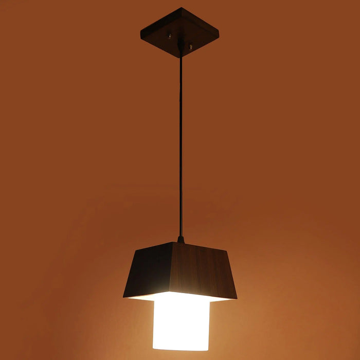 Iron Hanging Lights Brown Finish - Ouch Cart