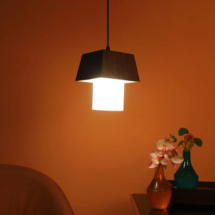 Iron Hanging Lights Brown Finish - Ouch Cart