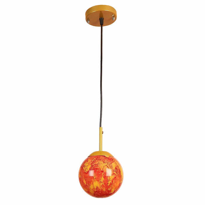 Iron Hanging Lights Gold Finish - Ouch Cart