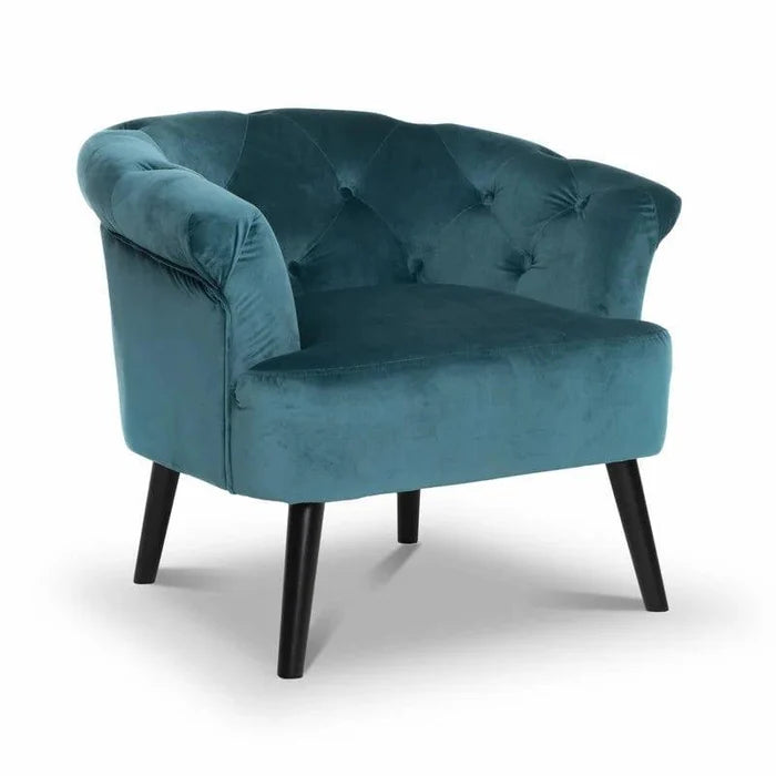 Isaacs Upholstered Chesterfield Chair - Ouch Cart
