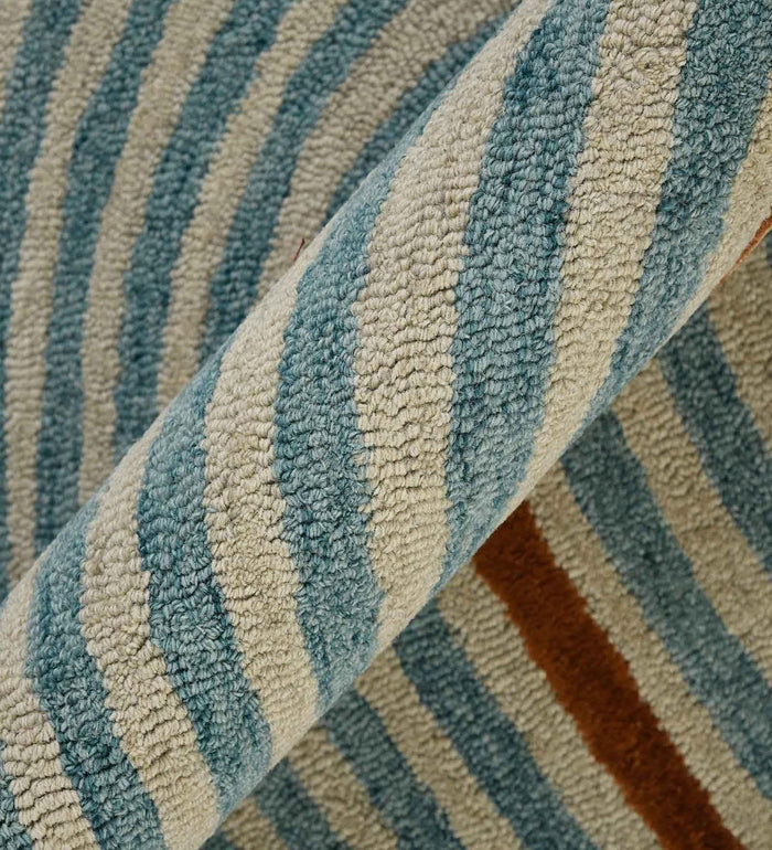 IVORY Wool & Viscose Canyan 4x6 Feet Hand-Tufted Carpet - Rug - Ouch Cart