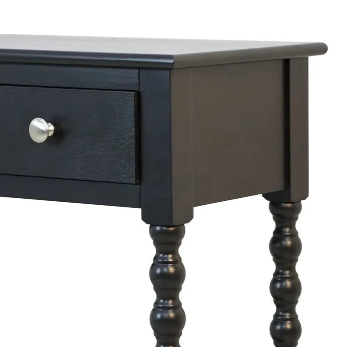 James Console Table For Living Room Furniture, 2 Drawers Wooden Slim Entry Hallway Table Ouch Cart