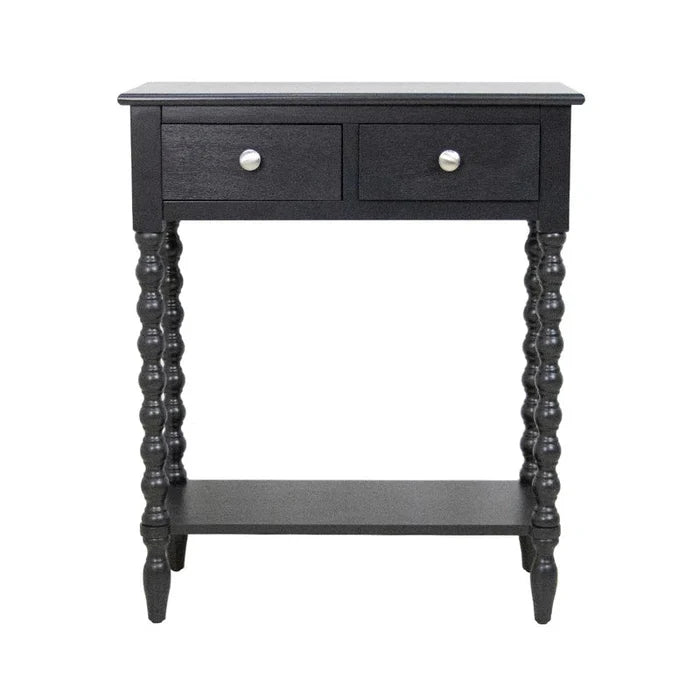 James Console Table For Living Room Furniture, 2 Drawers Wooden Slim Entry Hallway Table Ouch Cart