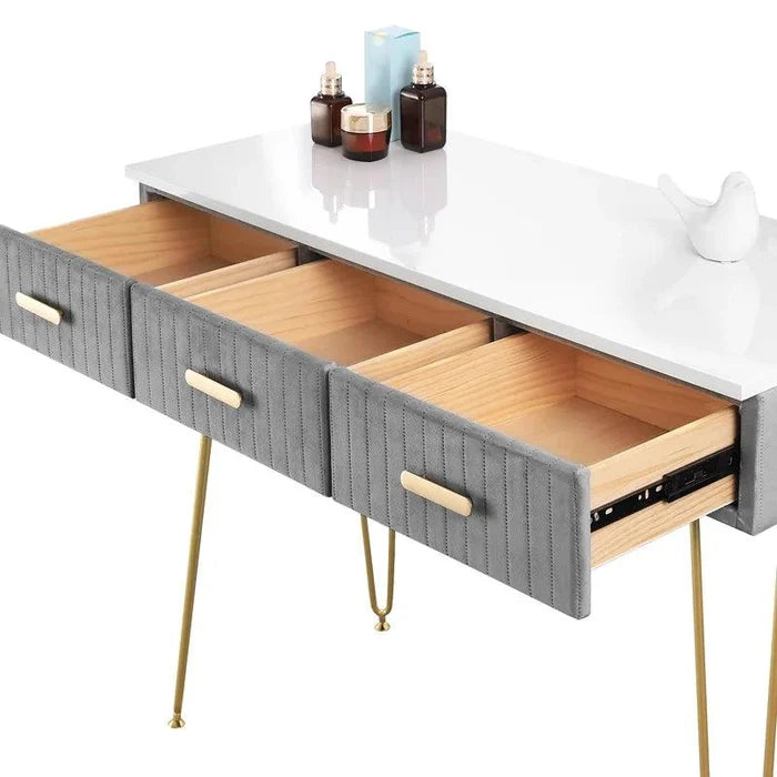 Jan Dressing Table with Mirror - Ouch Cart