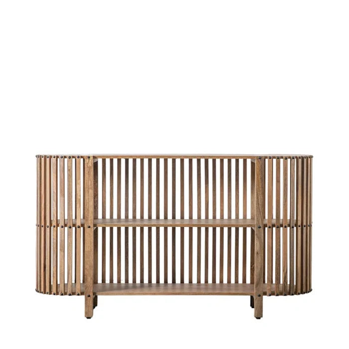 Janice Solid Wood Top Console Table Ouch Cart
