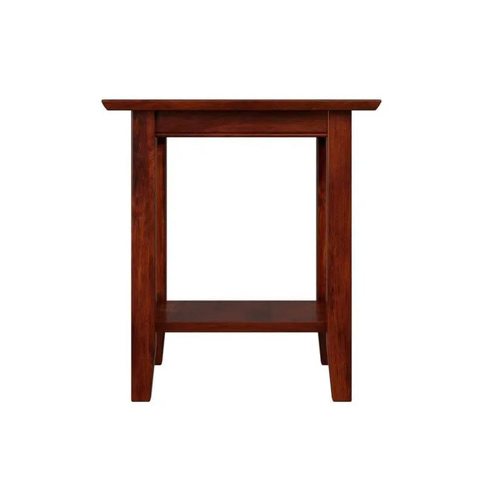 Jarrah Tall Solid Wood End Table - Ouch Cart