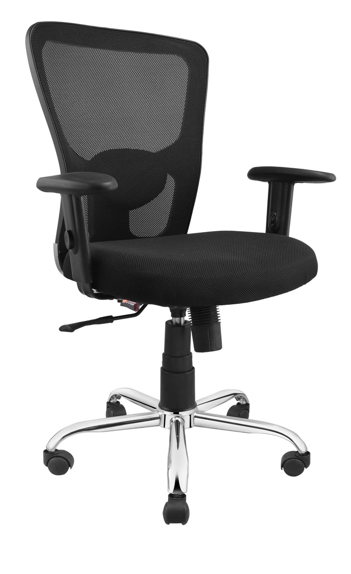 Jaunty Medium Back Ergonomic Office Chair - Ouch Cart