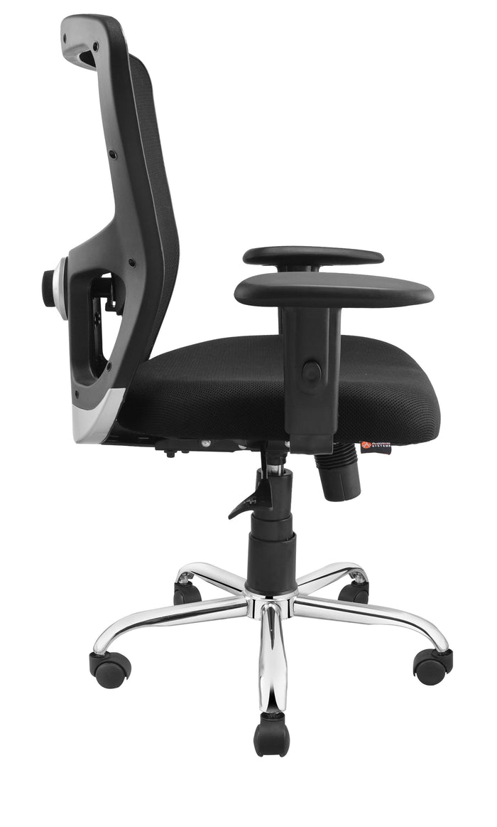 Jaunty Medium Back Ergonomic Office Chair - Ouch Cart | Executive chair | Study chair