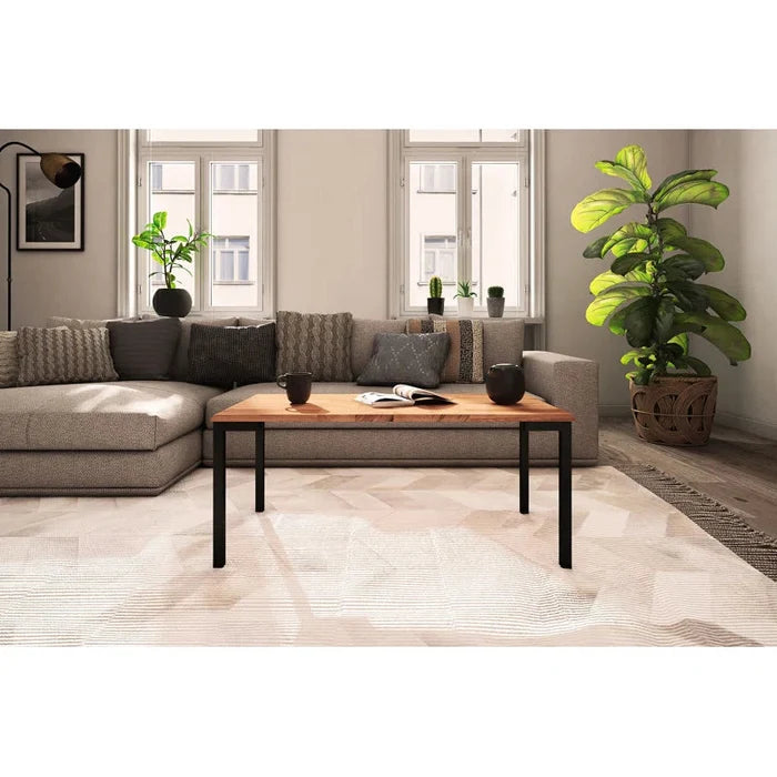Journee Solid Wood Coffee Table Ouch Cart
