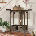 Juan Solid Wood Console Table Ouch Cart
