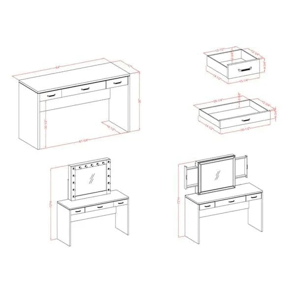 Juho Desk study table - Ouch Cart