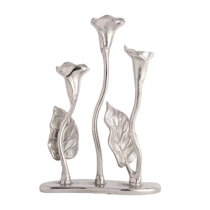 Jules Triple Candle Holder Silver - Ouch Cart