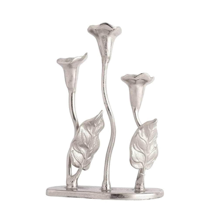 Jules Triple Candle Holder Silver - Ouch Cart