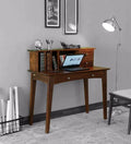 Julian Teak Wood Study Table In Provincial Teak Finish - Ouch Cart