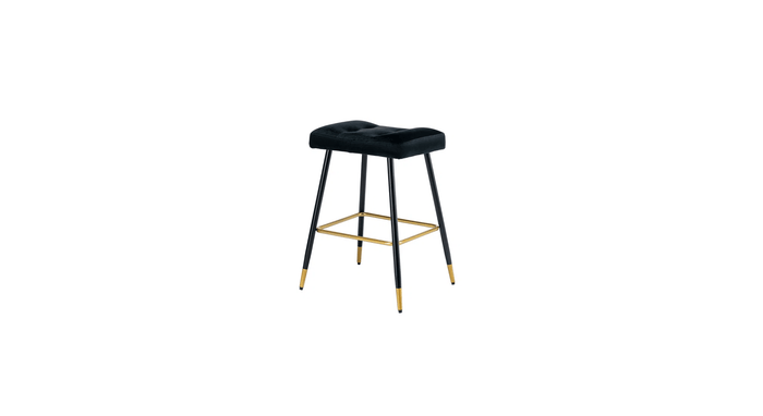 JULIO COUNTER STOOL BLACk - Ouch Cart