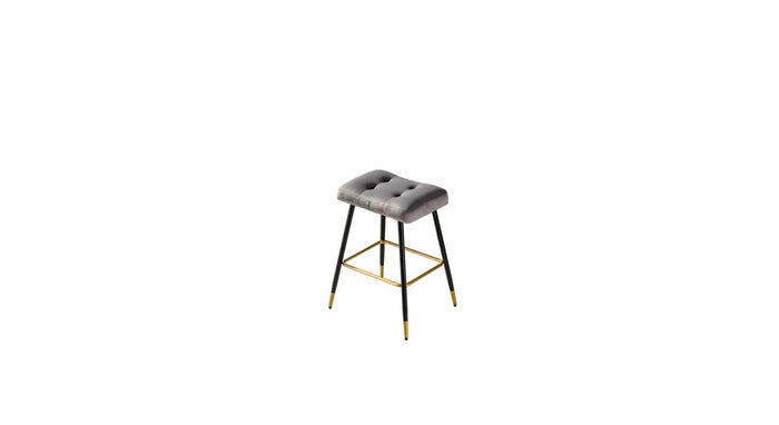 JULIO COUNTER STOOL GREY - Ouch Cart