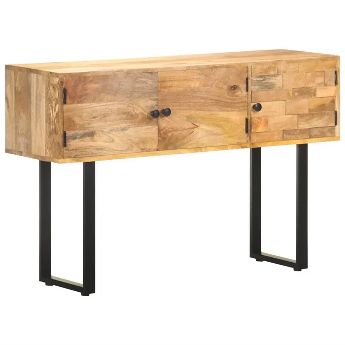 Kaito Solid Wood Top Console Table Ouch Cart