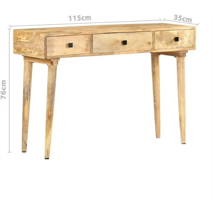 Kenta  Solid Wood Console Table Ouch Cart