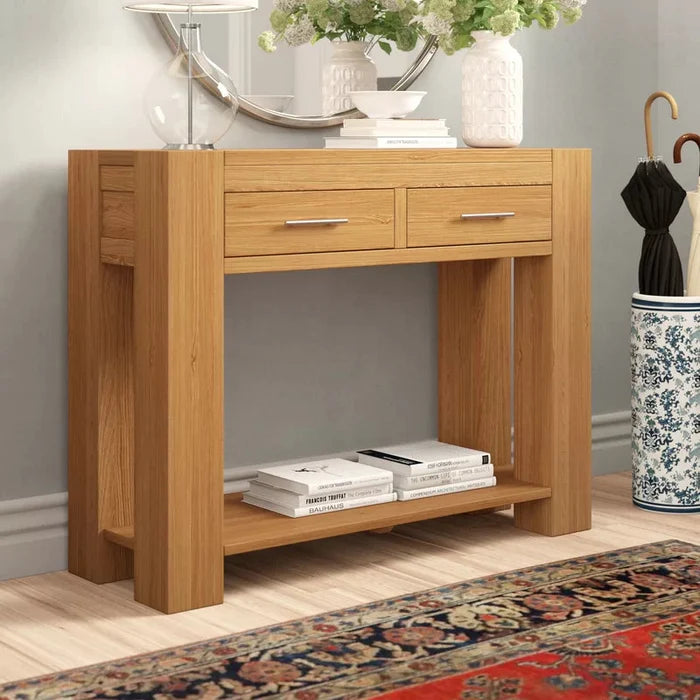 Kylee Solid Wood Console Table Ouch Cart