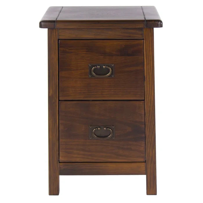 Kyler Manufactured Wood Bedside Table Ouch Cart