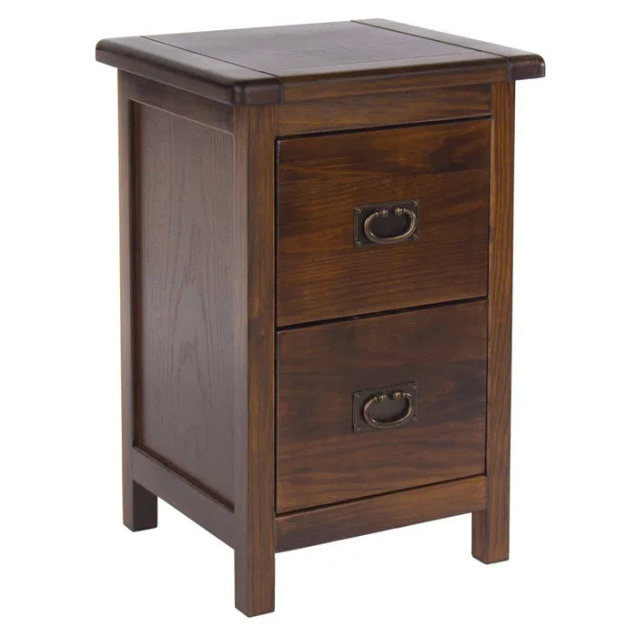 Kyler Manufactured Wood Bedside Table Ouch Cart