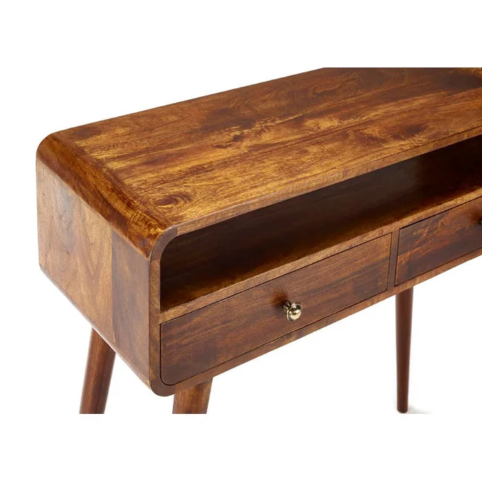 Laina Solid Wood Console Table Ouch Cart